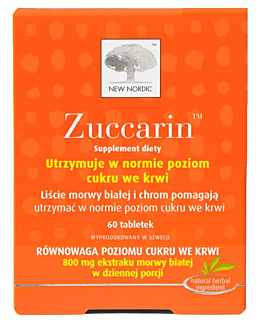 Zuccarin Wyciąg z morwy białej 800 mg Tabletki, 60 szt.