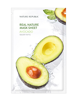 Nature Republic Real Nature Avocado Mask Sheet 23ml