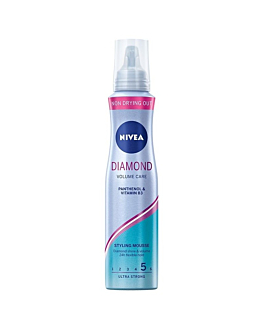 Nivea Diamond Volume Care Mousse per capelli 150 ml