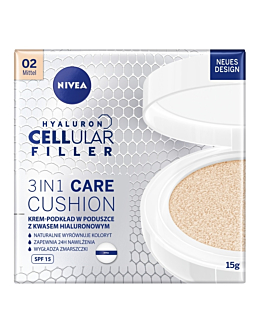 Nivea Hyaluron Cellular Filler Przeciwzmarszczkowy krem-podkład w poduszce Kolor Naturalny
