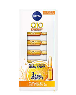 Nivea Q10 Energy Fiale per il Viso Antirughe Illuminanti  7 ml