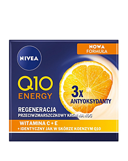Nivea VisageQ10 PlusC Odmłodzona + Pełna Energii Cera Przeciwzmarszczkowy Krem na noc