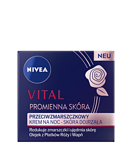 Nivea Vital Promienna Skóra Przeciwzmarszczkowy krem na noc skóra dojrzała 