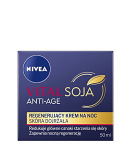 Nivea Vital Soja Regenerujący krem na noc skóra dojrzała