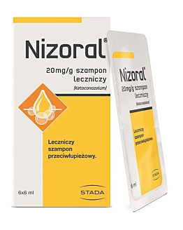 Nizoral 20 mg/g szampon leczniczy 6 sasz.