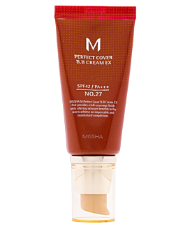 Missha M Perfect Cover Krem BB SPF 42 PA+++ Honey Beige No 27