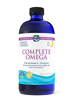 Nordic Naturals Complete Omega 1270 mg, Smak cytrynowy, Płyn