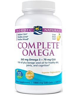 Nordic Naturals Complete Omega 1270 mg, Smak cytrynowy, Kapsułki