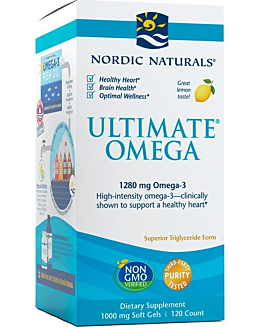 Nordic Naturals Ultimate Omega 1280 mg, Smak cytrynowy, Kapsułki