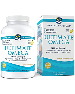 Nordic Naturals Ultimate Omega 1280 mg, Smak cytrynowy, Kapsułki