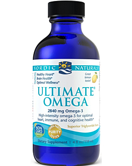 Nordic Naturals Ultimate Omega 2840 mg, Smak cytrynowy, Płyn