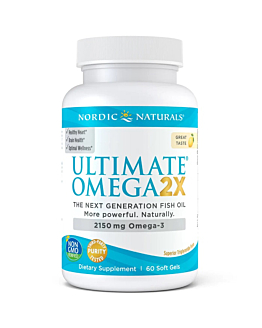 Nordic Naturals Ultimate Omega 2x 2150 mg, Smak cytrynowy, Kapsułki