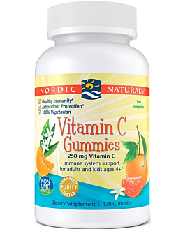 Nordic Naturals Vitamin C Gummies, Żelki z witaminą C 250 mg, Smak mandarynka