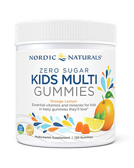 Nordic Naturals Kids Multi Zero Sugar, Żelki o smaku pomarańczowo-cytrynowym