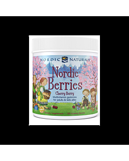 Nordic Naturals Nordic Berries Cherry Berry, Żelki o smaku wiśniowym