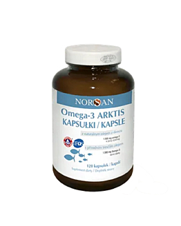 Norsan Omega-3 Arktis, Kapsułki, 120 szt.