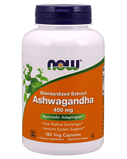 Now Foods Ashwagandha Extract 450 mg, Kapsułki