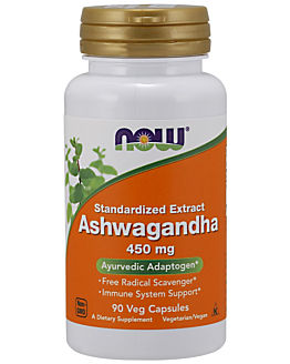 Now Foods Ashwagandha Extract 450 mg, Kapsułki