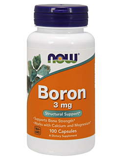 Now Foods Boron 3 mg, Kapsułki