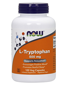 Now Foods L-Tryptophan 500 mg, Kapsułki