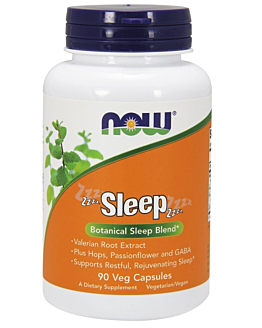 Now Foods Sleep, Preparat poprawiający jakość snu, Kapsułki