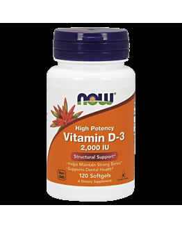 Now Foods Vitamin D3 2000 IU, Kapsułki