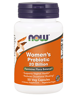 Now Foods Women's Probiotic 20 Bilion, Probiotyk dla kobiet, Kapsułki wegetariańskie