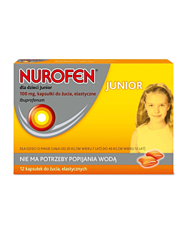 Nurofen dla dzieci Junior kapsułki do żucia
