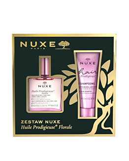 Nuxe Zestaw HP Florale Olejek 50ml + Hair Prodigieux Szampon wygładzający