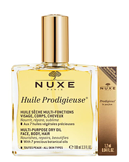 Nuxe Zestaw (Huile Prodigieuse + Próbka perfum Prodigieux)