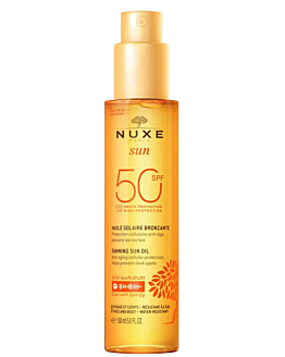 Nuxe Sun Olejek do opalania twarzy i ciała SPF 50 