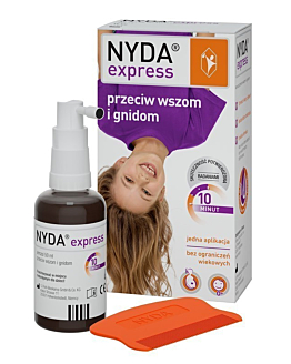 Nyda Express, Aerozol przeciw wszom i gnidom, Dla dzieci i dorosłych