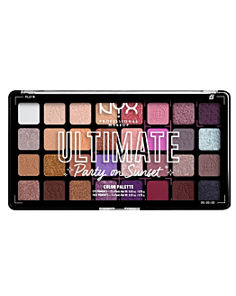 NYX Ultimate Shadow Palette Party On Sunset Paleta cieni