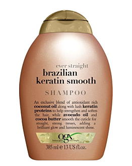 Ogx Shampoo Lisciante con Cheratina Brasiliana 385 ml