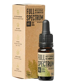 Full Spectrum Olejek CBD+CBDA 6%, Płyn, 10 ml