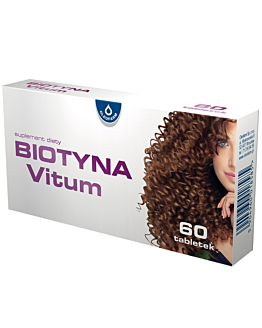 Biotyna-Vitum, Suplement diety zawierający biotynę, Tabletki