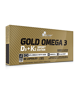 Olimp Gold Omega 3 D3+K2 Sport Edition Suplement diety