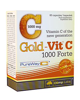Olimp Gold-Vit C Forte 1000 mg, Suplement diety z witaminą C, Kapsułki
