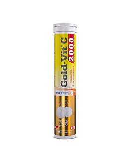 Olimp Gold-Vit C 2000, Suplement diety z witaminą C, Tableteki musujące o smaku cytrynowym