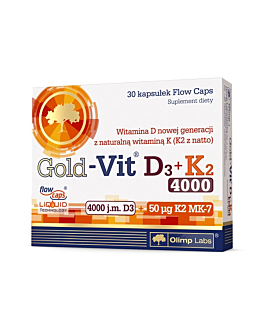 Olimp Gold-Vit D3 + K2 4000, Kapsułki