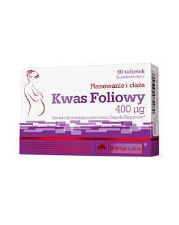 Olimp Kwas Foliowy 400μg, Planowanie i ciąża, Tabletki