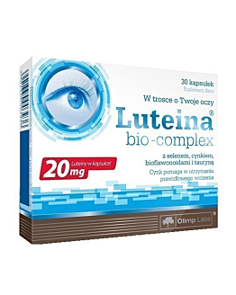 Olimp Luteina Bio-Complex, Suplement diety zawierający składniki wspomagające wzrok, Kapsułki