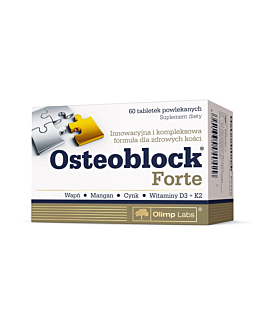 Olimp Osteoblock Forte, Preparat na wzmocnienie kości, Tabletki
