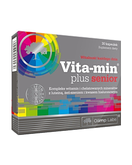 Olimp Vita-Min Plus Senior, Zestaw witamin i minerałów, Tabletki 