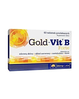Olimp Gold Vit B Forte, Kompleks witamin z grupy B, Tabletki