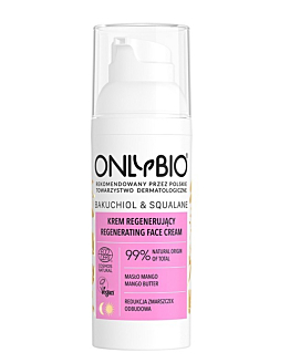 OnlyBio Krem nawilżająco-regenerujący Bakuchiol & Skwalan