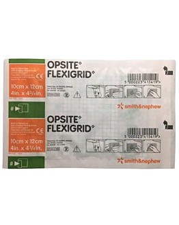 Opsite Flexigrid, Opatrunek foliowy jałowy, 10x12cm