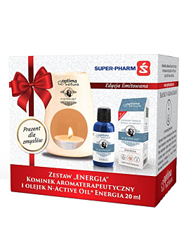 Optima Natura Energia Kominek Aromaterapeutyczny + Olejek N-Active Oil