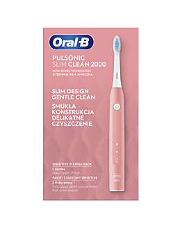 Oral-B Szczoteczka Elektyczna Puls Slimclean 2000 Różowa