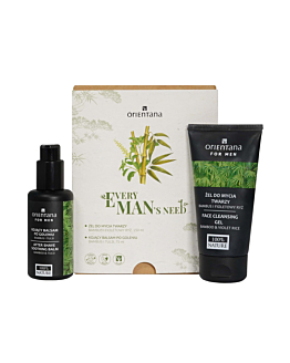 Orientana Every Man's Need Balsam po goleniu + Żel do mycia twarzy